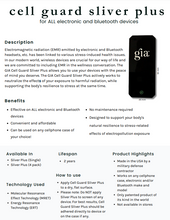Load image into Gallery viewer, Cell Guard Sliver Plus - Canada