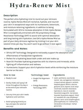 Load image into Gallery viewer, Hydra-Renew Mist - Canada